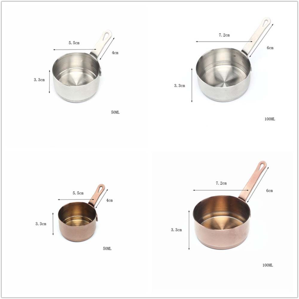 Chén đựng nước chấm bằng thép không gỉ có tay cầm tiện dụng
