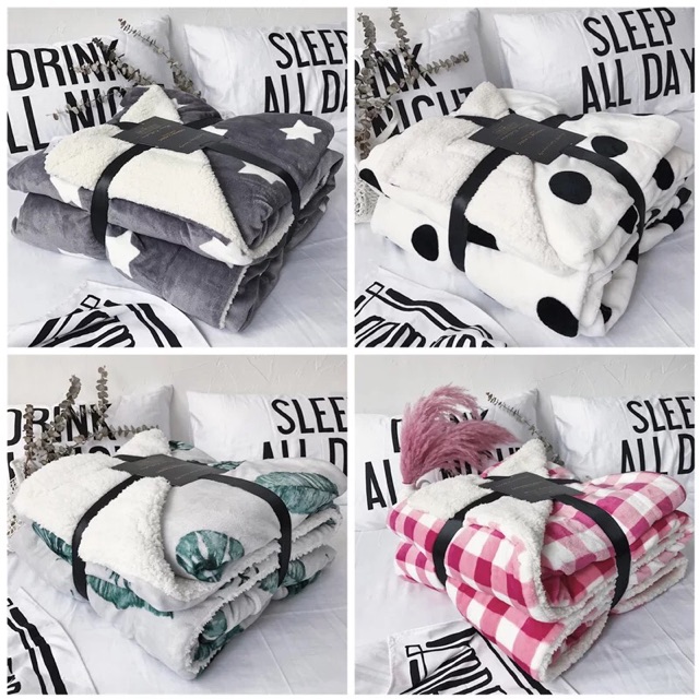 Chăn cừu xuất dư 2 lớp. bảo hành 12 tháng