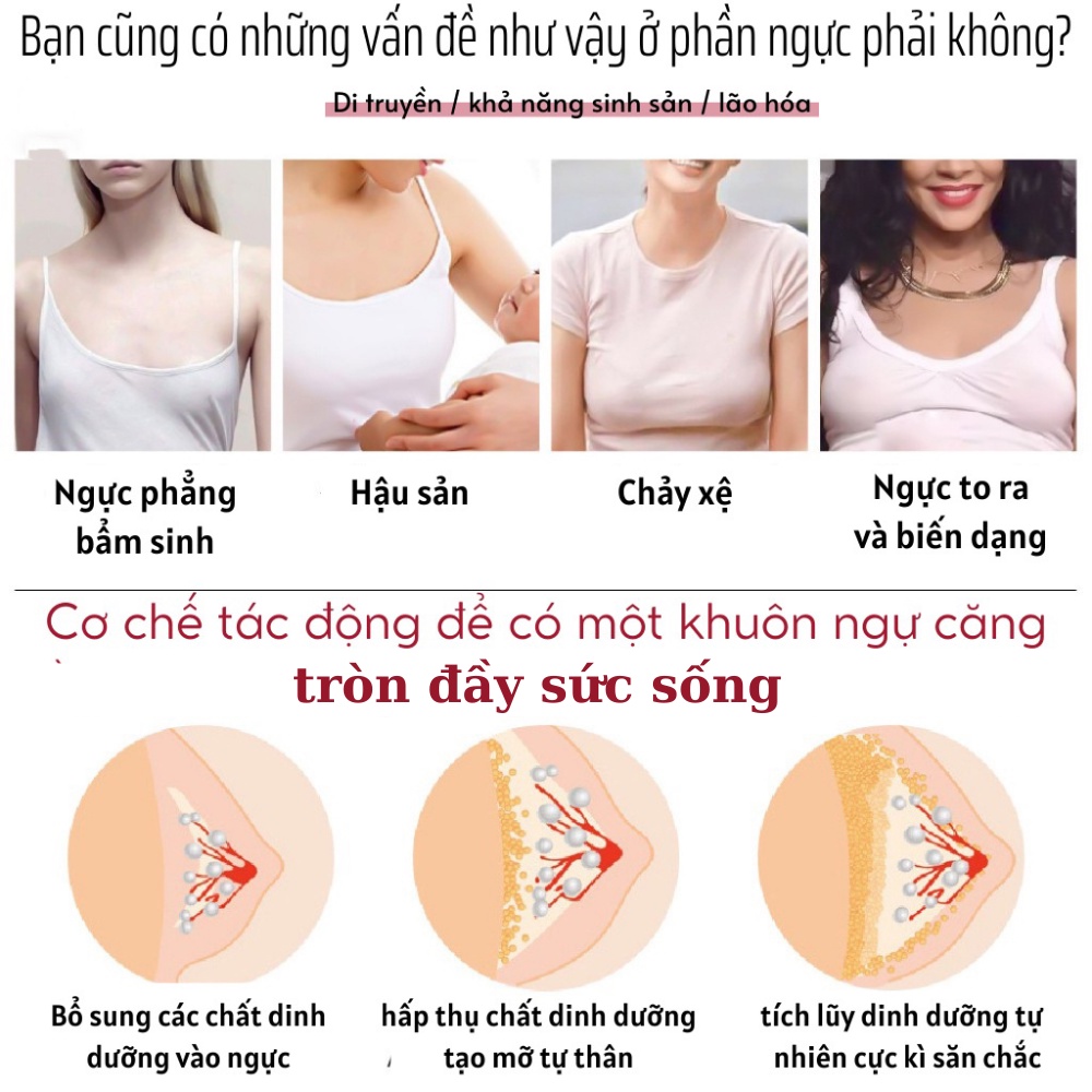 Viên uống nở ngực săn chắc tăng nhanh, viên mầm nở ngực, viên mầm tăng size vòng 1,viên mầm dứa Collagen Noyer - One Up
