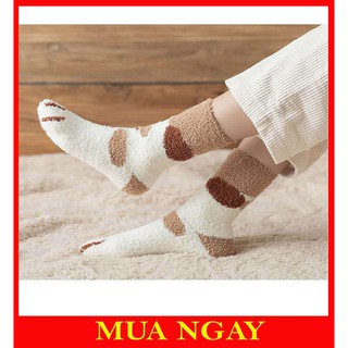 Tất lông cừu mềm mại, vớ dày ấm áp mùa đông TN123