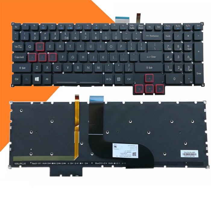 Bàn phím laptop Acer Predator 15 17 G9-591, G9-592, G9-593, G9-791, G9-792, G9-793 CÓ ĐÈN