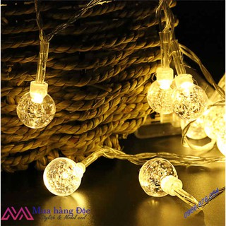 Đèn Trang Trí  💡💡💡  Dây Đèn Led Trang Trí Cherry Giọt Nước Bóng Lớn Cắm Điện