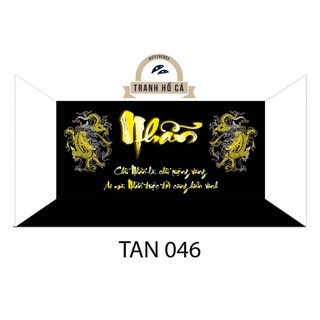 Tranh dán bể cá Rồng 3D - 120x60cm (Nhiều mẫu)