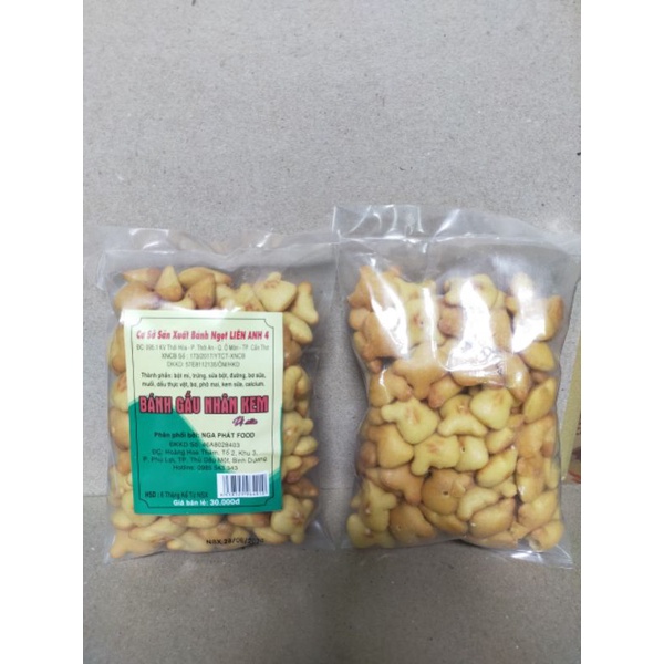 Bánh gấu nhân kem bơ sữa 250gr