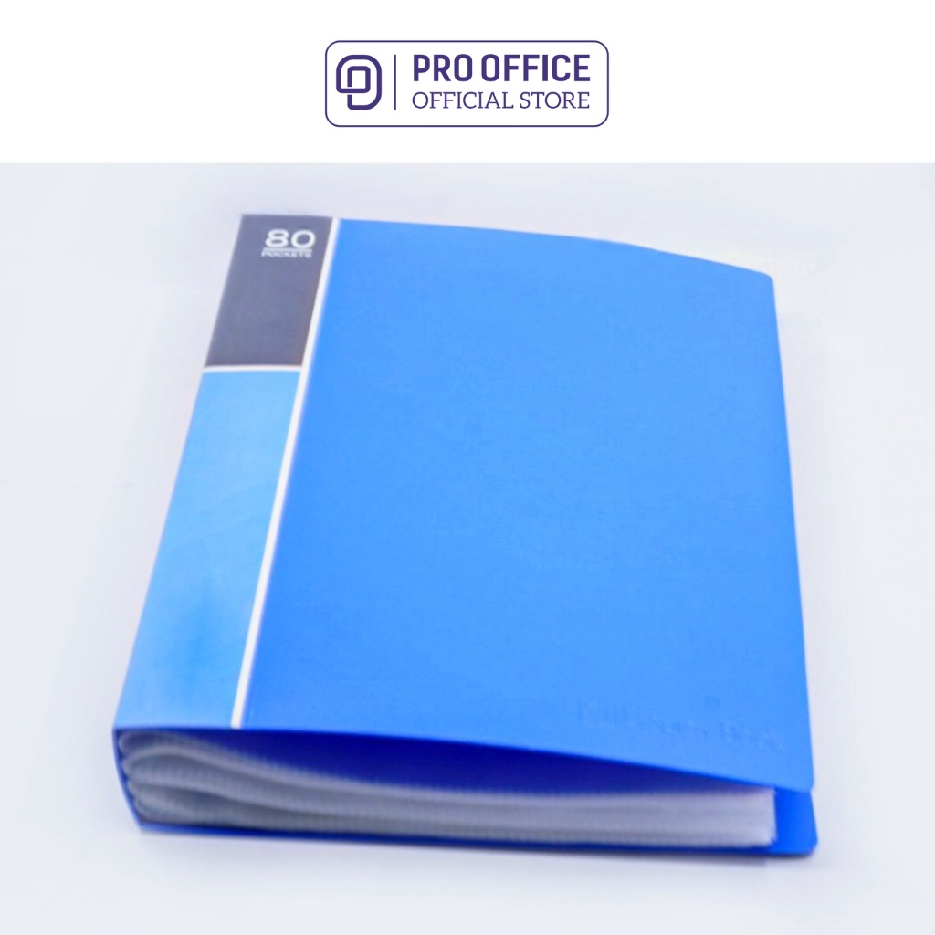 File Lá 80 Đựng Tài Liệu Q Seri PRO OFFICE Làm Từ Nhựa Mica, Bề Mặt Mịn, Viết Êm Tay PO-DB108