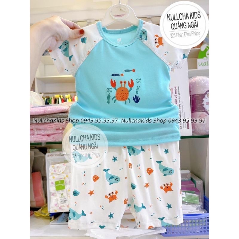 [Lullaby] bộ cộc tay bé trai chất petit NH321M