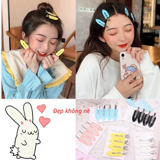 [Deal 1k ] Kẹp Tóc Nhiều Màu Phong cách Hàn Quốc của Sao Hàn
