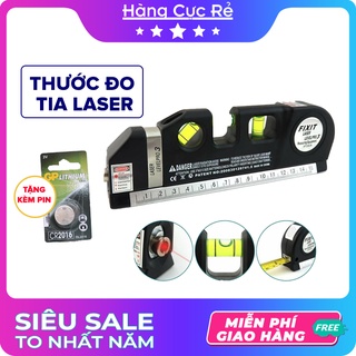Thước đo góc tia Laser đo từ xa kiêm thước dây 2.5M - Tặng kèm Pin - Shop Hàng Rẻ