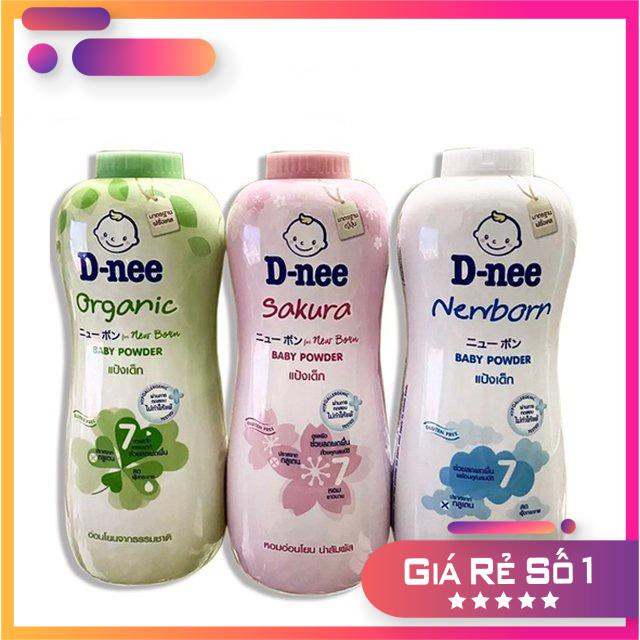 Phấn Rôm Em Bé Dnee D-nee Baby Powder Chính Hãng Thái Lan Chai 380g