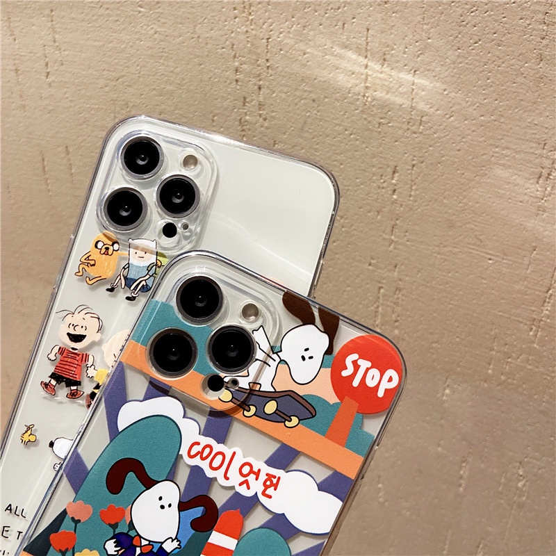 Ốp Điện Thoại Silicon Mềm Hình Chú Chó Snoopy Cho OPPO Reno8 Z 8Pro Reno 8 8Z 7 7Z 7Pro 6Z 6 Z Pro 5G 4G