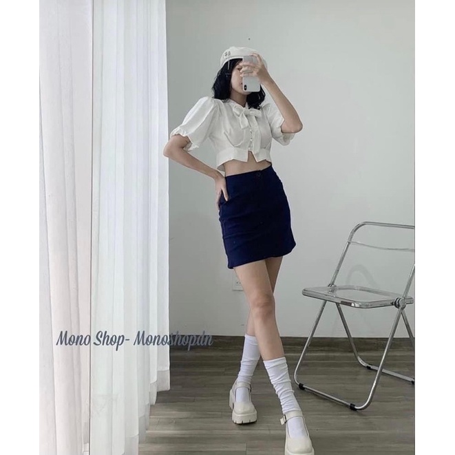 Set Áo Sơ Mi Kèm Chân Váy