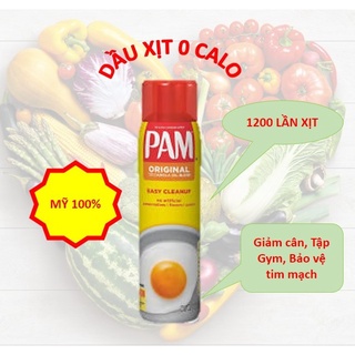12 oz (1200 lần xịt) Dầu Ăn Kiêng Healthy Dạng Xịt Pam Original - Mỹ (Có bill)