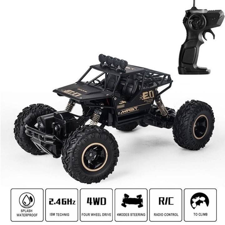 Đồ Chơi Ô Tô, Xe Địa Hình Điều Khiển Từ Xa Rock Crawler 2 Cầu, Độ Bên Cao, Chống Va Đập, Món Quà Ý Nghĩa Mẹ Dành - AQ