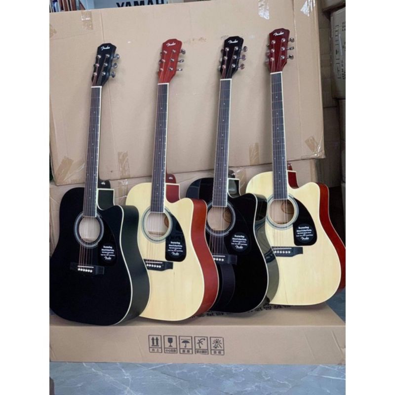 đàn guitar FENDER CD60 CE full 11 phụ kiện có EQ