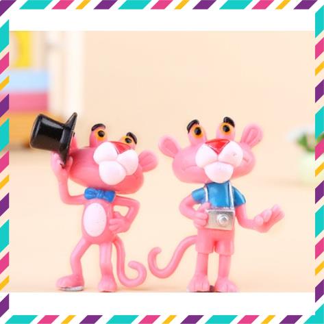 Mô hình báo hồng - The Pink Panther dễ thương đáng yêu với nhiều tư thế