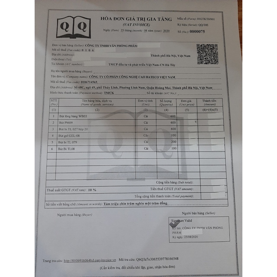 COMBO 1 Hộp 20 cây Bút Bi Thiên Long TL-027 HÀNG CHÍNH HÃNG