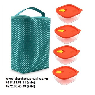 bộ hộp đựng cơm lock&lock - hộp đựng cơm lock&lock