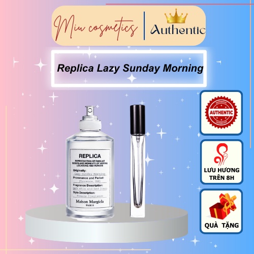 Nước Hoa Unisex Maison Margiela Replica Lazy Sunday Morning EDT 100ml - Hàng Chuẩn Fullbox.HT-Store