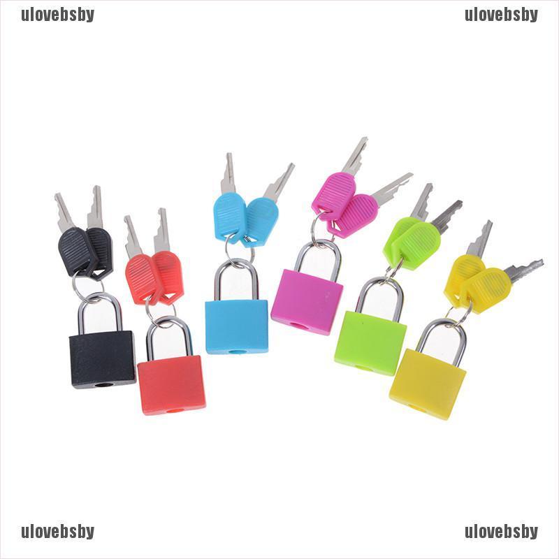 【ulovebsby】Hot sale Best Price New Small Mini Strong Steel Padlock Travel Tiny