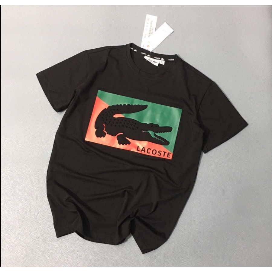 Áo Thun cotton Cổ Tròn Ngắn Tay Thoáng Khí Thời Trang Unisex
