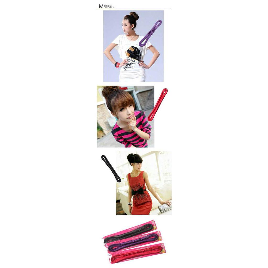 Búi tóc củ tỏi bằng lụa size S