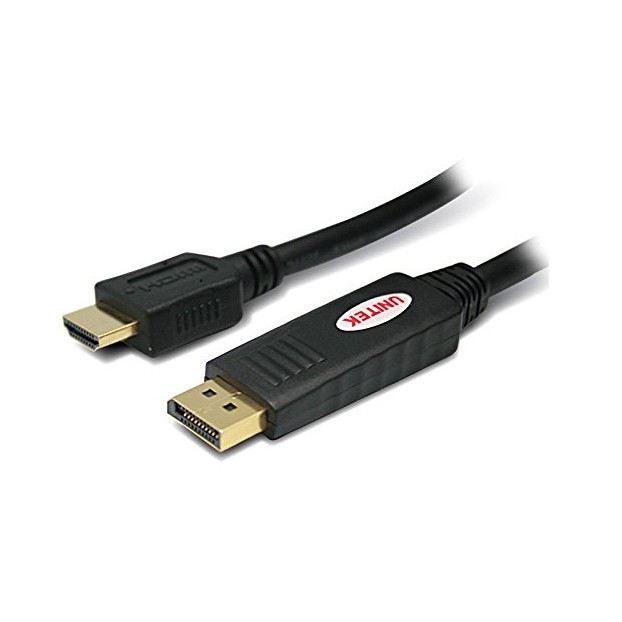 Cáp Chuyển Displayport To HDMI 1.5m Unitek Y-5118C - Chính hãng