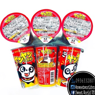 Bánh que chấm socola cốm Panda Meiji - Nhật Bản