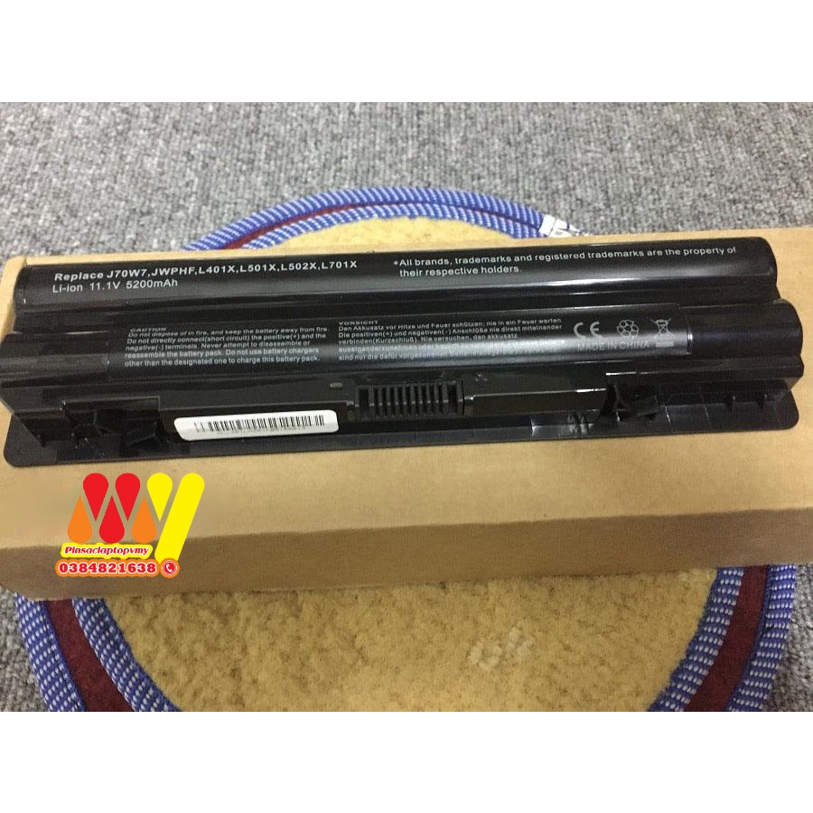 Pin laptop Dell XPS L401X L501X L502X L701X L702X NEW. Bảo hành toàn quốc!
