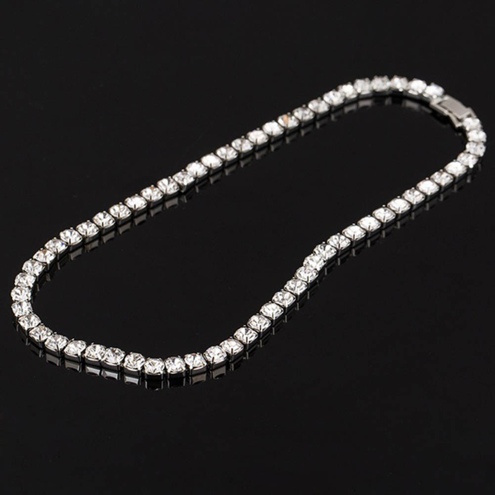 Vòng cổ choker đính pha lê lấp lánh phong cách sang trọng cho nữ