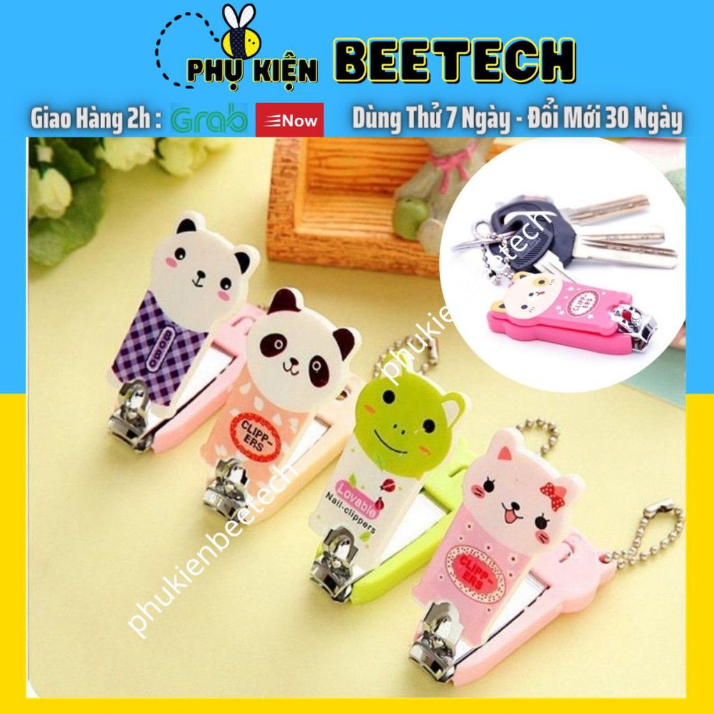 Bấm móng tay mini hình dễ thương có thể dùng làm móc treo chìa khóa - Beetech vn