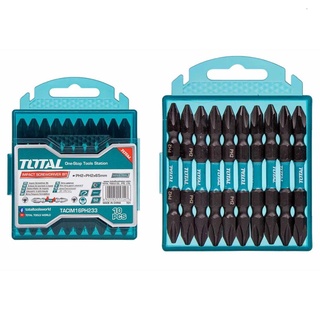 Bộ 10 mũi bắt vít hai đầu ph2+ph2x65mm total tacim16ph233
