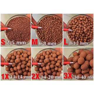 Viên đất nung popper đầy đủ size