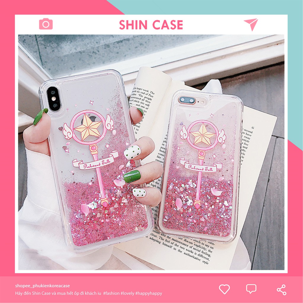 Ốp lưng iphone Moon Stick nhũ chảy 5/5s/6/6plus/6s/6splus/7/7plus/8/8plus/x/xr/xs/11/12/pro/max/plus/promax | BigBuy360 - bigbuy360.vn