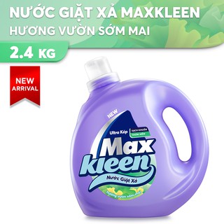 Nước Giặt Maxkleen Vườn Sớm Mai chai 2.4kg