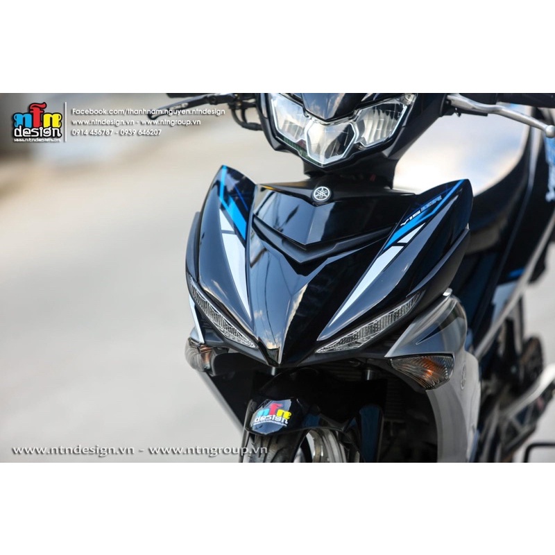 Dàn áo exciter 150 đen bạc chính hãng
