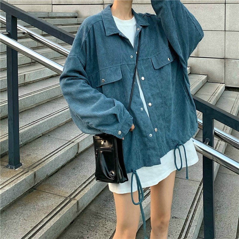 [Mã FASHIONTT20 giảm 20% TỐI ĐA 30K đơn 120K] Áo khoác kaki kiểu sơ mi, áo khoác nhẹ nam nữ vải nhung cao cấp | BigBuy360 - bigbuy360.vn