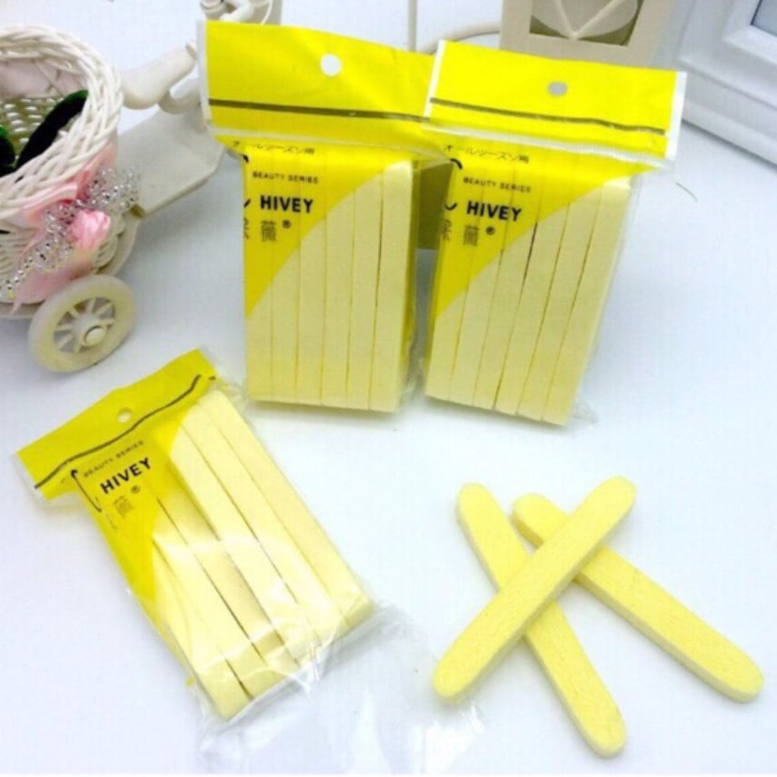 [FREESHIP XTRA]Bông nở rửa mặt, miếng mút rửa mặt *DẠNG NÉN* 12 thanh chivey. | BigBuy360 - bigbuy360.vn