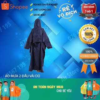 ÁO MƯA HAI ĐẦU VẢI DÙ SIÊU BỀN