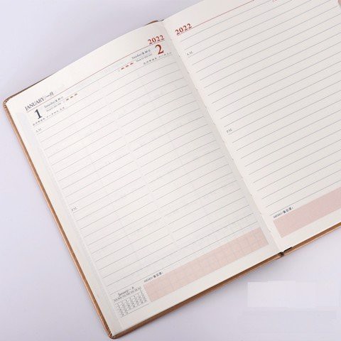 Sổ lịch 2022 Heeton khổ B5 bút cài gáy A1688 (Kích thước: 175x252mm)