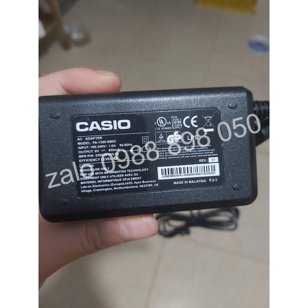 Adapter 9v 850ma nguồn đàn Casio