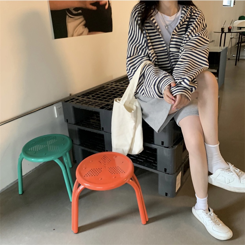 Áo Khoác Hoodie Croptop Kẻ Sọc Thời Trang Hàn Quốc Cổ Điển 2 Màu Tùy Chọn Cho Nữ | BigBuy360 - bigbuy360.vn