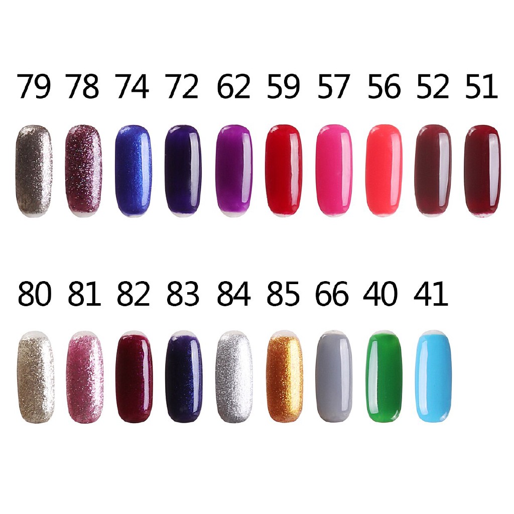 Nước sơn bóng cho móng tay 19 màu tuỳ chọn 7ml Monja