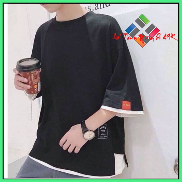 Áo Thun nam nữ tay lỡ unisex DHL phông form rộng oversize phong cách ulzzang tee basic