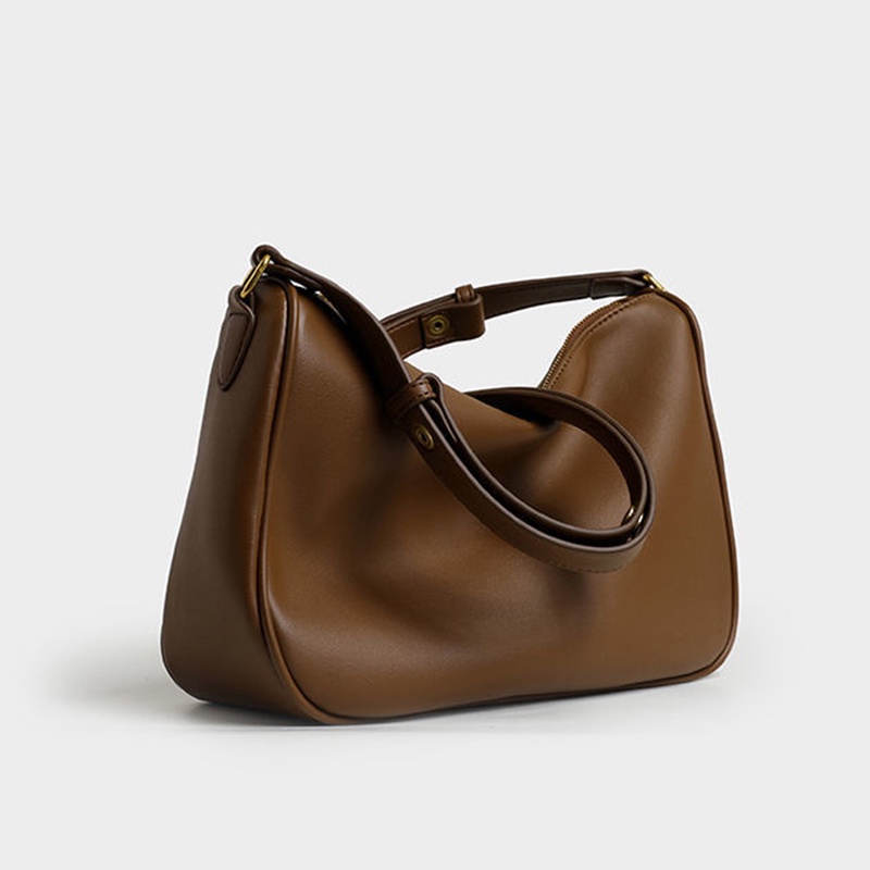 Túi đeo chéo màu trơn xinh xắn phong cách Hàn Quốc dành cho nữ IELGY