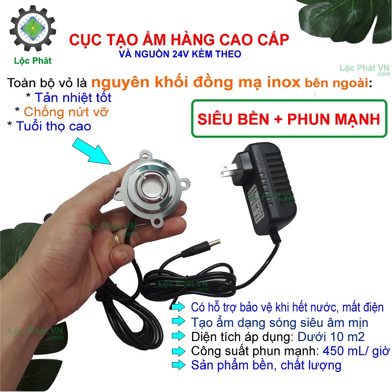 Thiết bị tạo độ ẩm cho máy ấp trứng, chất lượng, bền bỉ CTC-CAOCAP