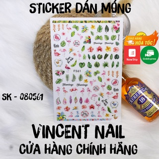 Sticker dán móng họa tiết trái cây - mẫu mới 2021