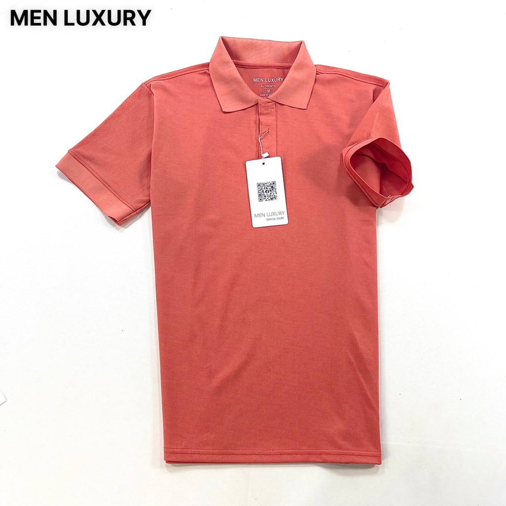 Áo thun Polo nam cổ bẻ MEN LUXURY vải cá sấu Cotton xuất xịn, Áo Polo trơn chuẩn form,sang trọng-lịch lãm | BigBuy360 - bigbuy360.vn