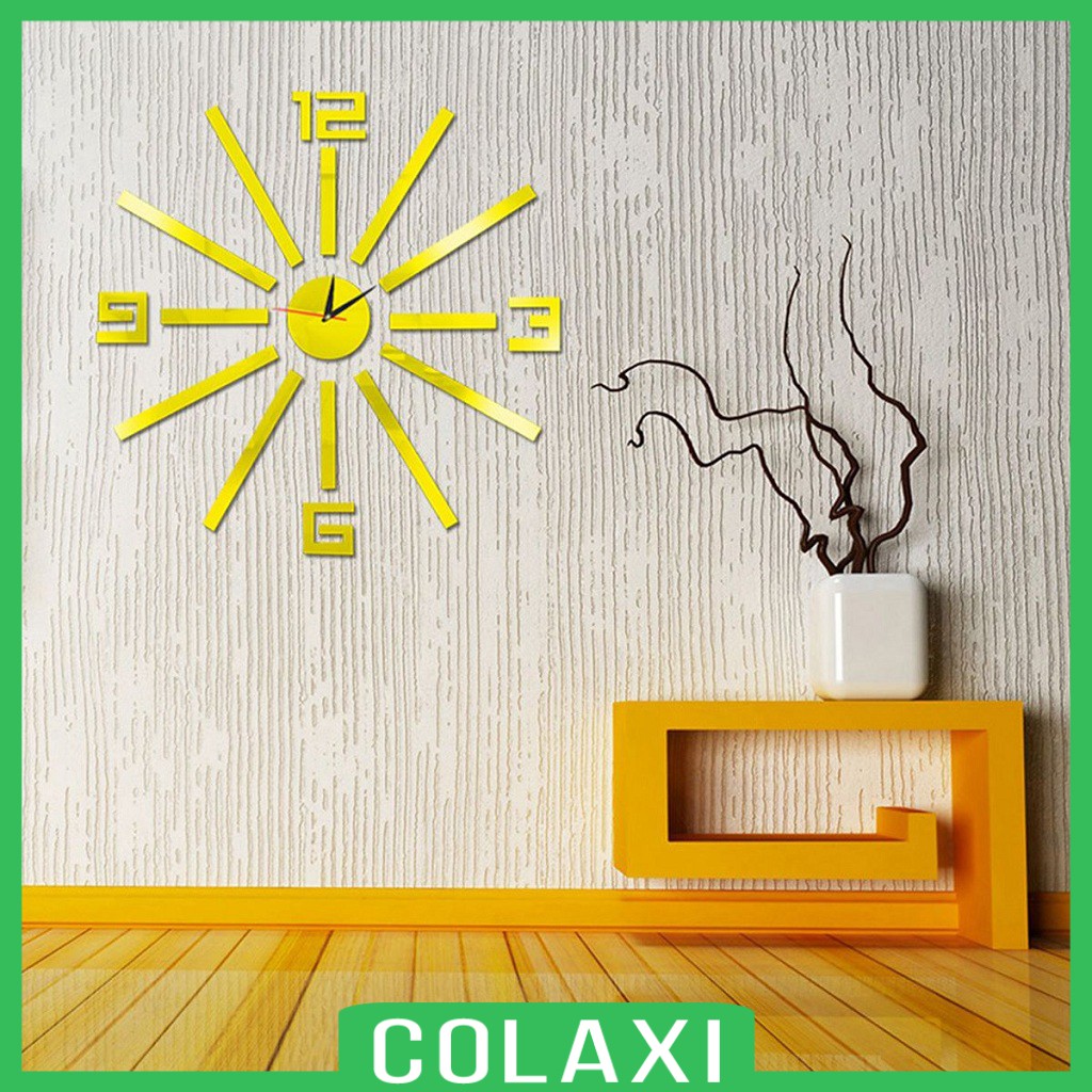 Đồng Hồ Dán Tường 3d Diy