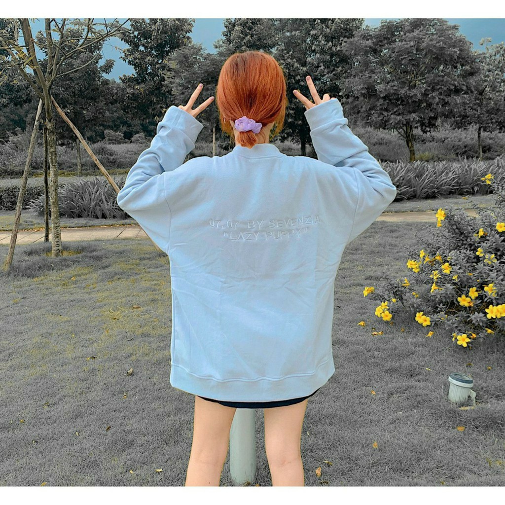 REESHIP 50 - Áo Khoác Nỉ Form Rộng Bomber PUPPY Cadigan Ulzzang | BigBuy360 - bigbuy360.vn