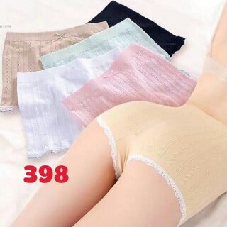Bán sỉ 10 quần đùi mặc váy cotton tăm viền ren